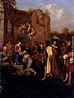 Cornelis van Poelenburgh Adoration Of The Magi painting